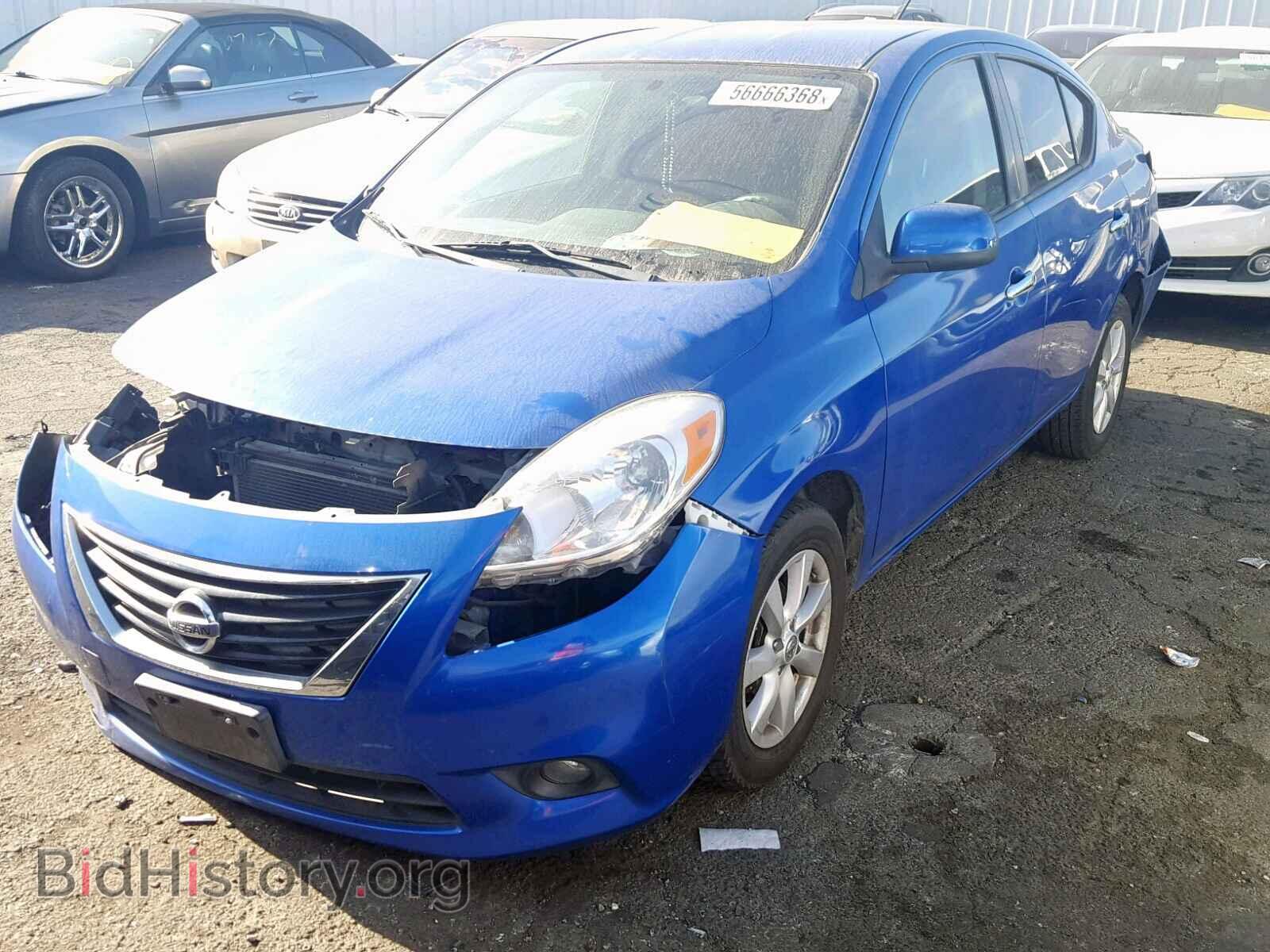 2012 NISSAN VERSA - VIN: 3N1CN7AP9CL876885 - Фото 2