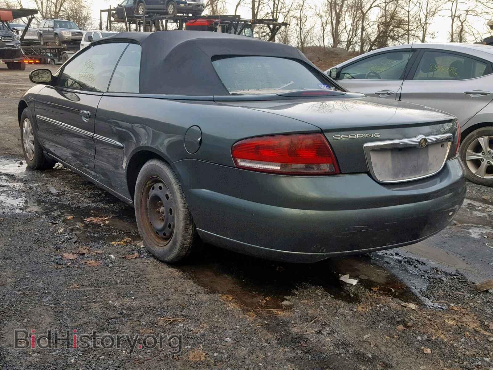 2003 CHRYSLER SEBRING - VIN: 1C3EL45T73N606558 - Фото 3