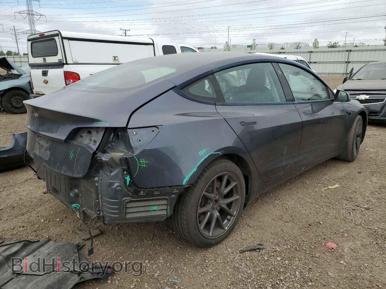 2022 TESLA MODEL 3 - VIN: 5YJ3E1EA7NF287061 - Фото 3