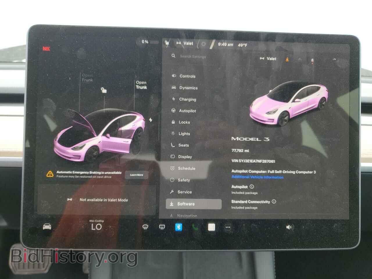 2022 TESLA MODEL 3 - VIN: 5YJ3E1EA7NF287061 - Фото 9