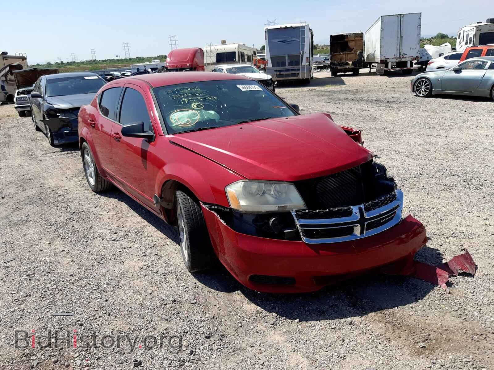 Photo 1C3CDZAB1DN712780 - DODGE AVENGER 2013