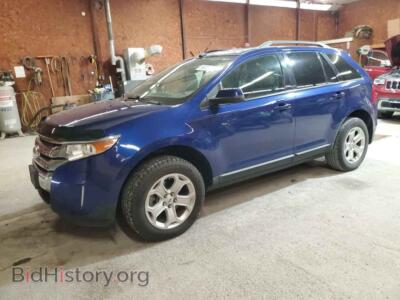 2013 Ford EDGE SEL, синий — VIN 2FMDK3JC3DBA85941, Copart