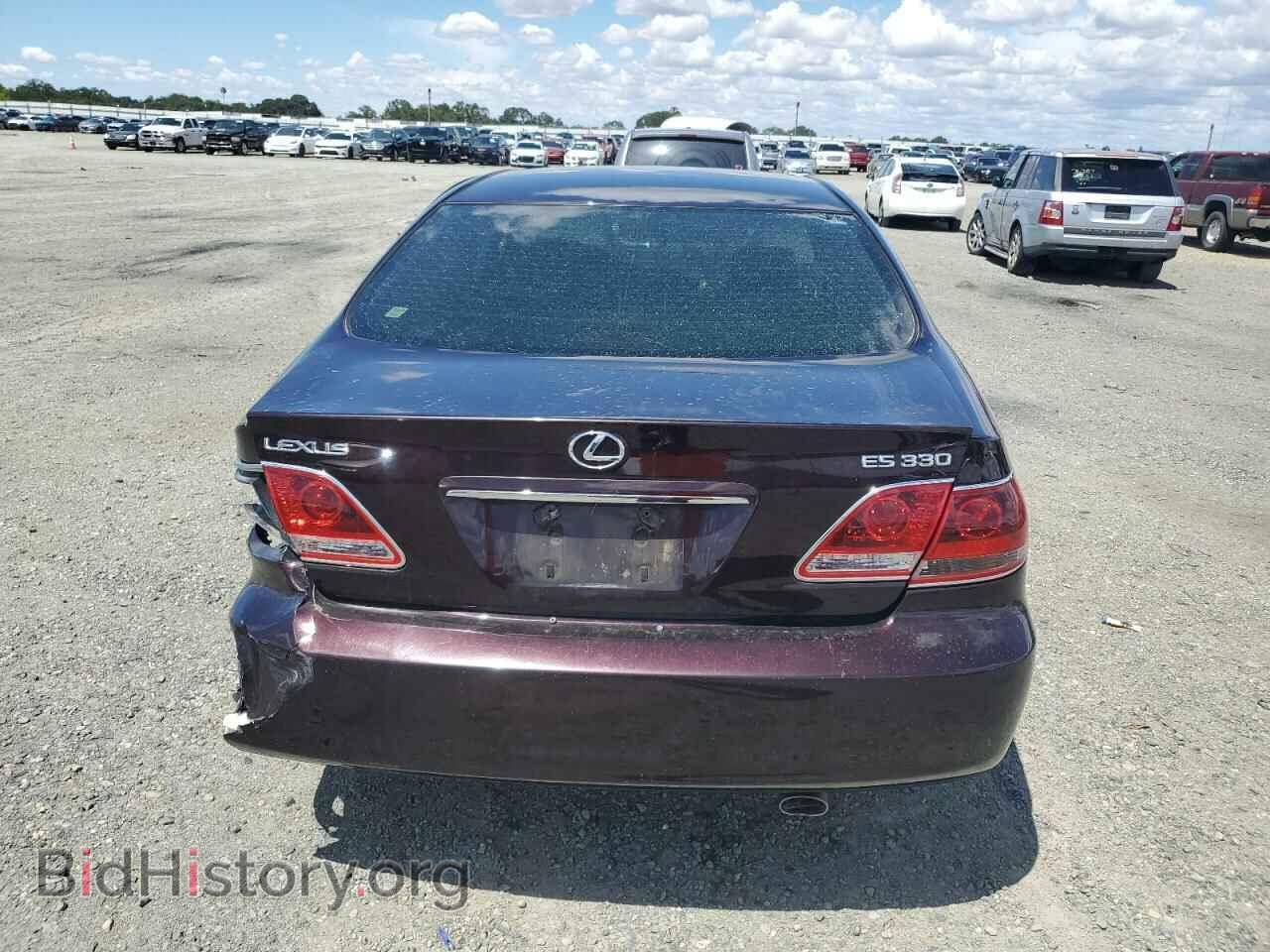 2006 LEXUS ES330 - VIN: JTHBA30G365149596 - Фото 6