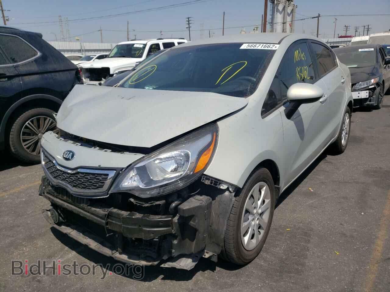 2014 KIA RIO - VIN: KNADN4A39E6377026 - Фото 2