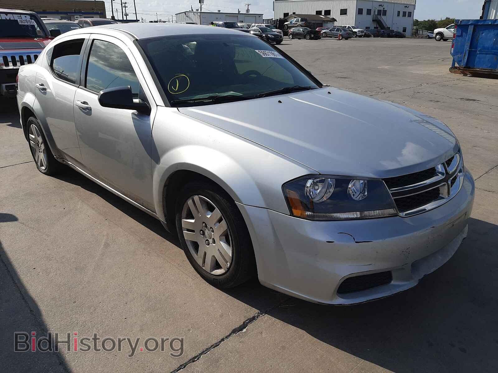 Photo 1C3CDZAB1CN165508 - DODGE AVENGER 2012