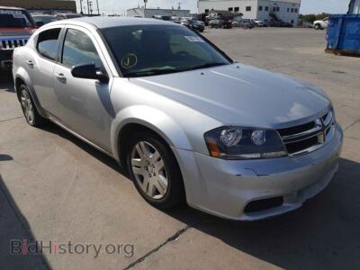 2012 Dodge AVENGER Avenger SE, серый — VIN 1C3CDZAB1CN165508, Copart
