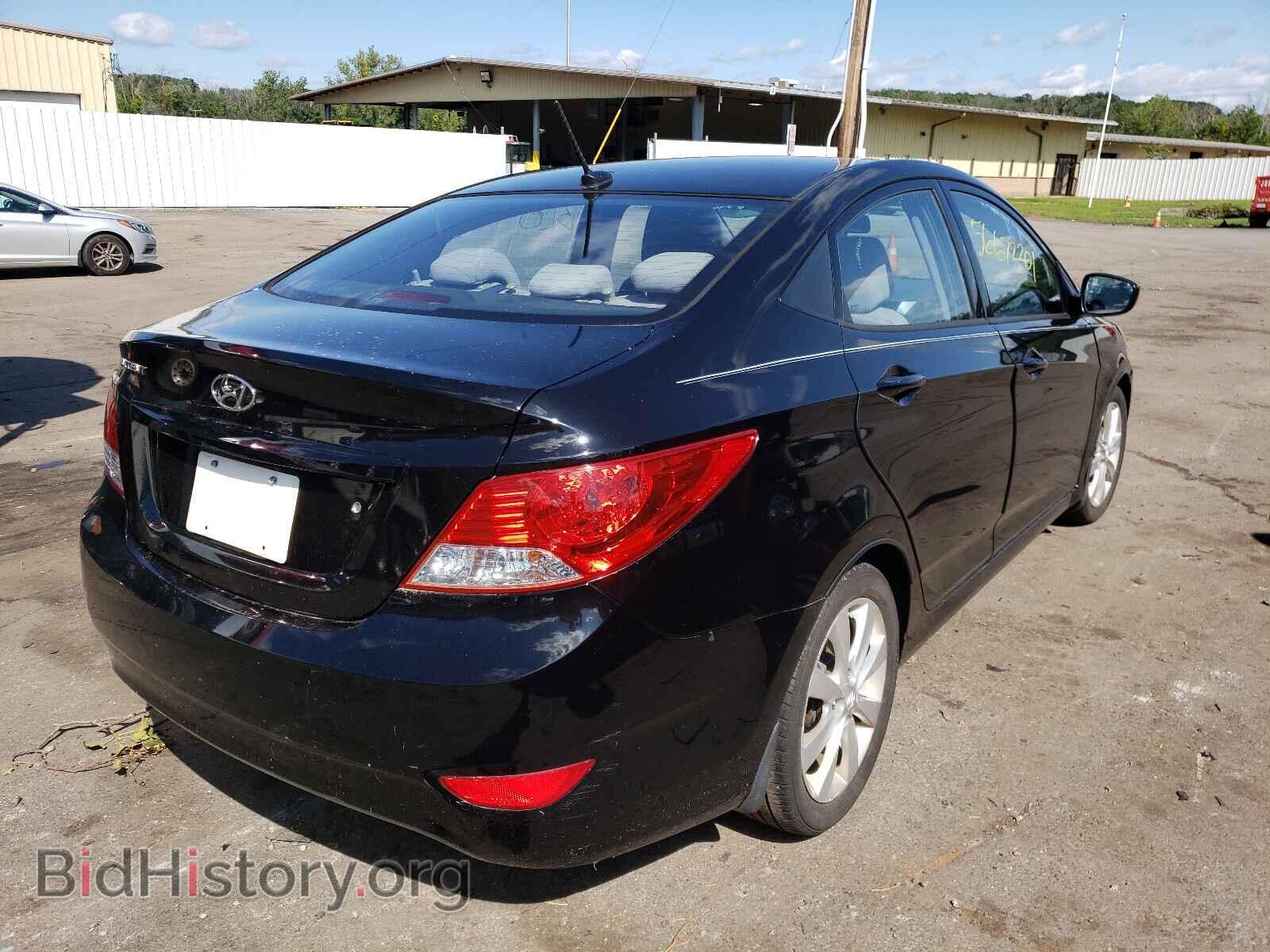 2013 HYUNDAI ACCENT - VIN: KMHCU4AE4DU571293 - Фото 4
