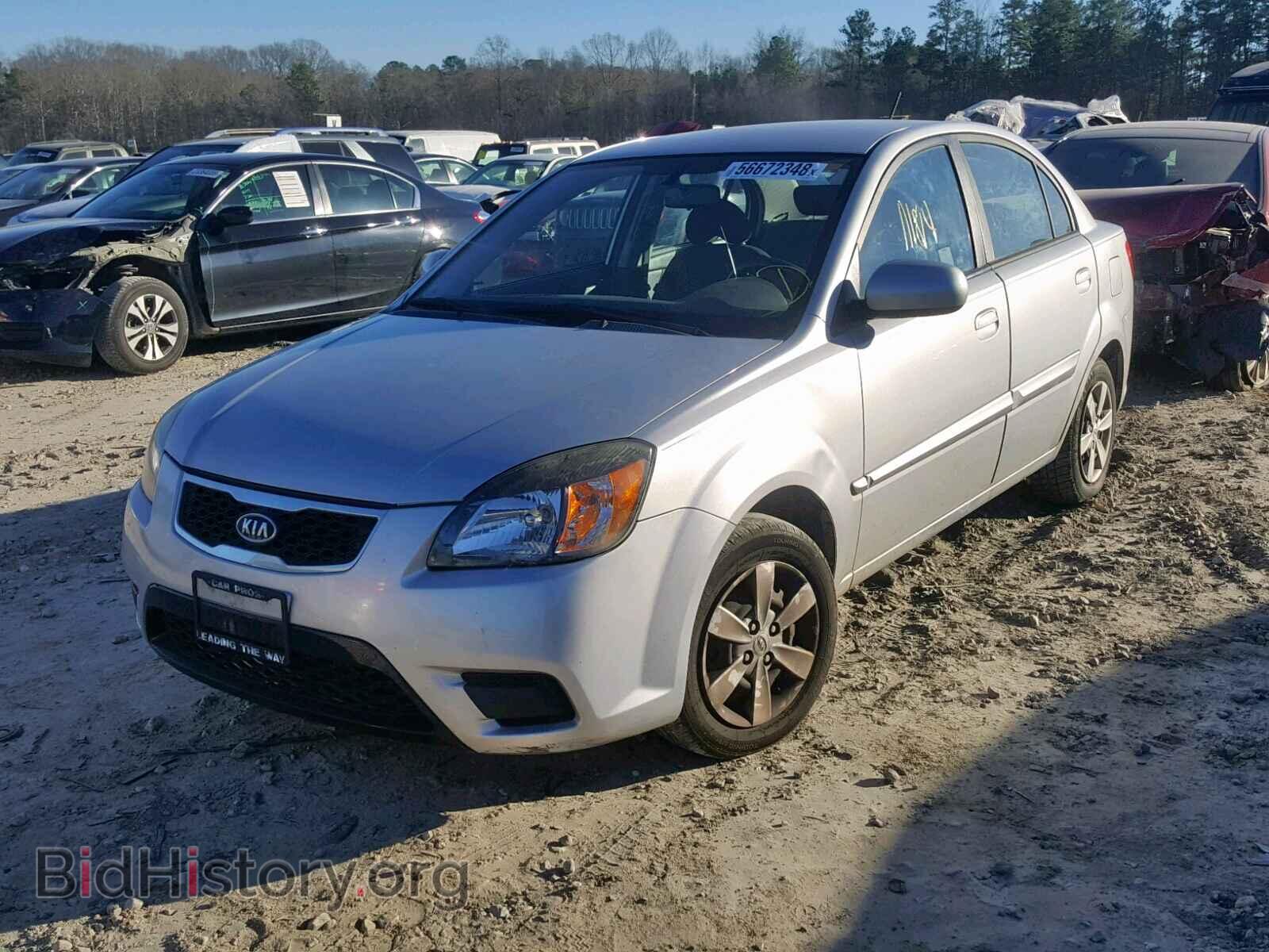 2011 KIA RIO BASE - VIN: KNADH4A32B6736767 - Фото 2