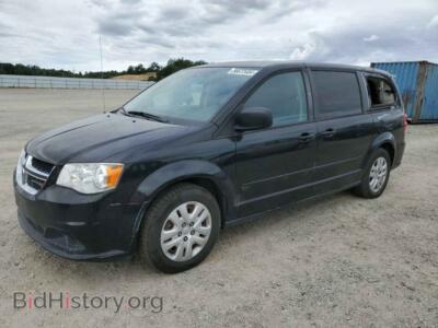 2015 Dodge CARAVAN SE, black — VIN 2C4RDGBG8FR636498, Copart