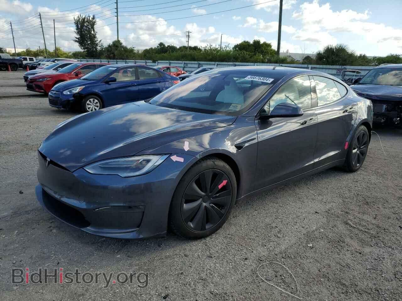 Photo 5YJSA1E61MF452314 - TESLA MODEL S 2021