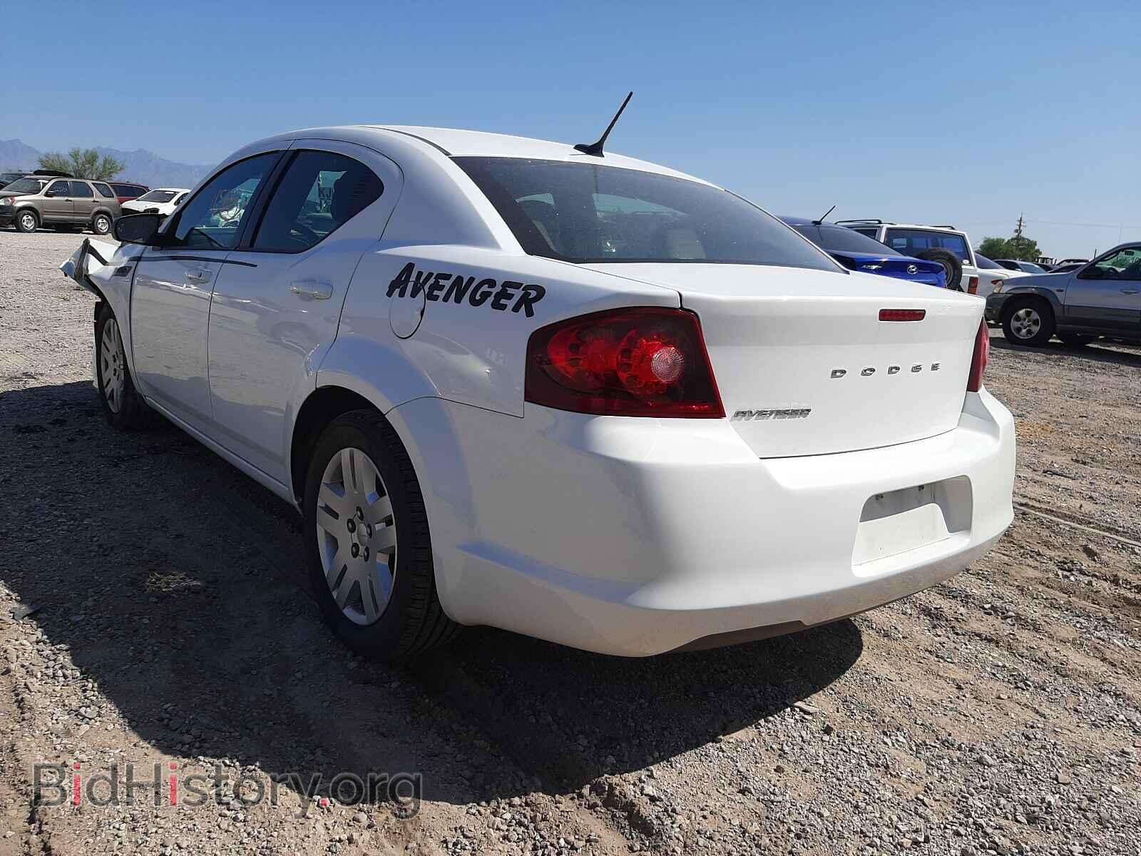 2012 DODGE AVENGER - VIN: 1C3CDZAB2CN110453 - Фото 3