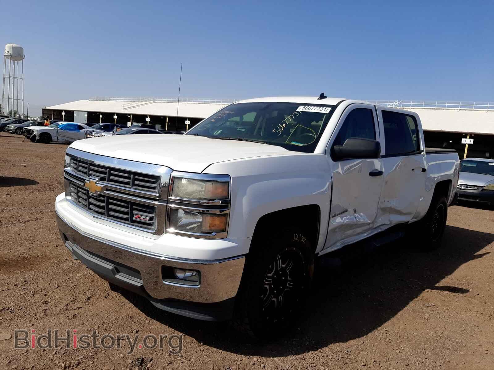 2014 CHEVROLET SILVERADO - VIN: 3GCPCREC2EG190402 - Фото 2