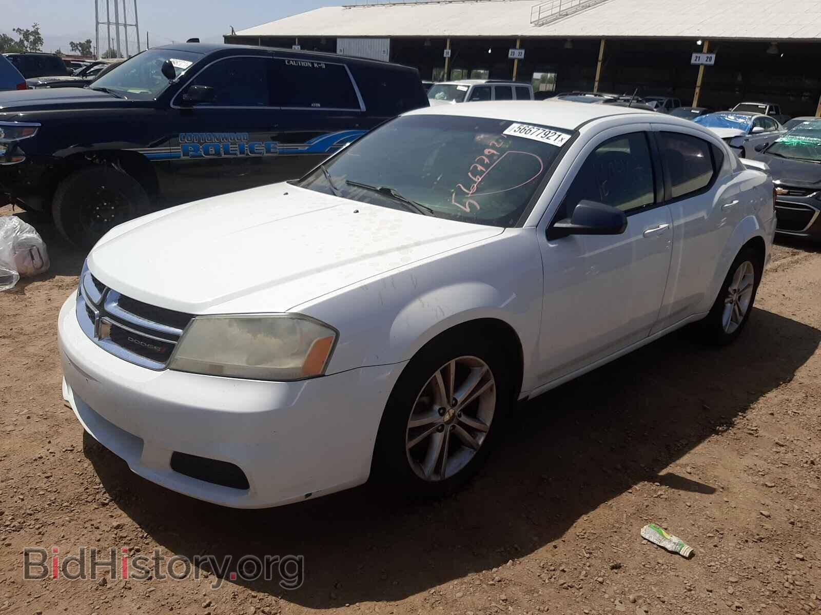 2012 DODGE AVENGER - VIN: 1C3CDZAGXCN254568 - Photo 2