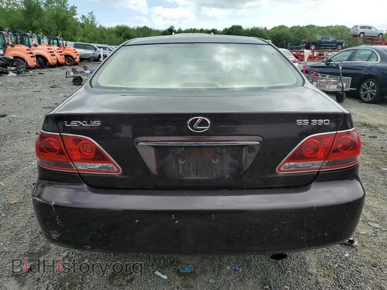 2005 LEXUS ES330 - VIN: JTHBA30G355133610 - Фото 6