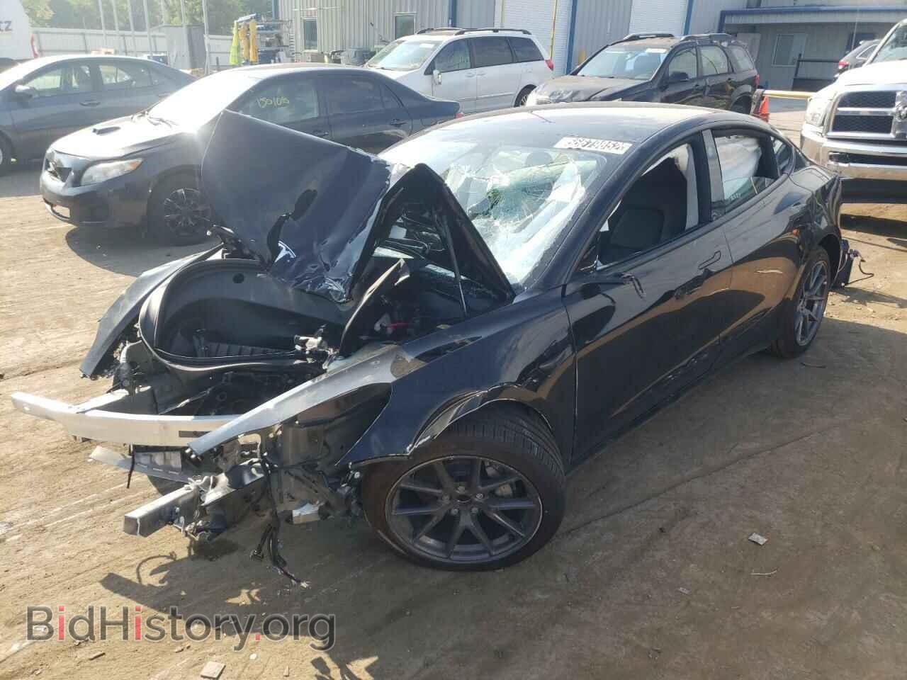 2022 TESLA MODEL 3 - VIN: 5YJ3E1EA0NF190686 - Фото 2