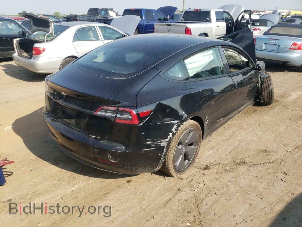 2022 TESLA MODEL 3 - VIN: 5YJ3E1EA0NF190686 - Фото 4