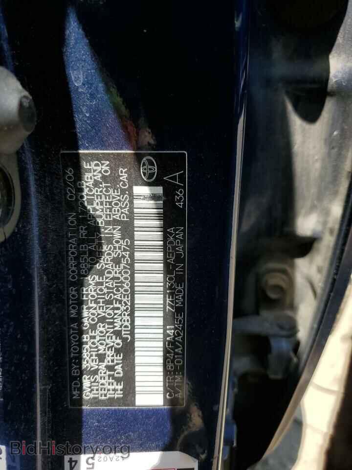 2006 TOYOTA COROLLA - VIN: JTDBR32E060075475 - Фото 12