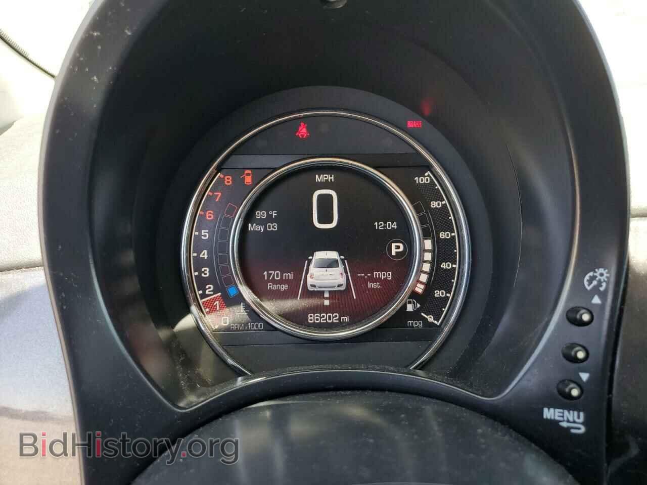2018 FIAT 500 - VIN: 3C3CFFKH9JT377596 - Фото 9