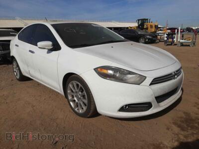 2014 Dodge DART Dart Limit, white — VIN 1C3CDFCB2ED693031, Copart