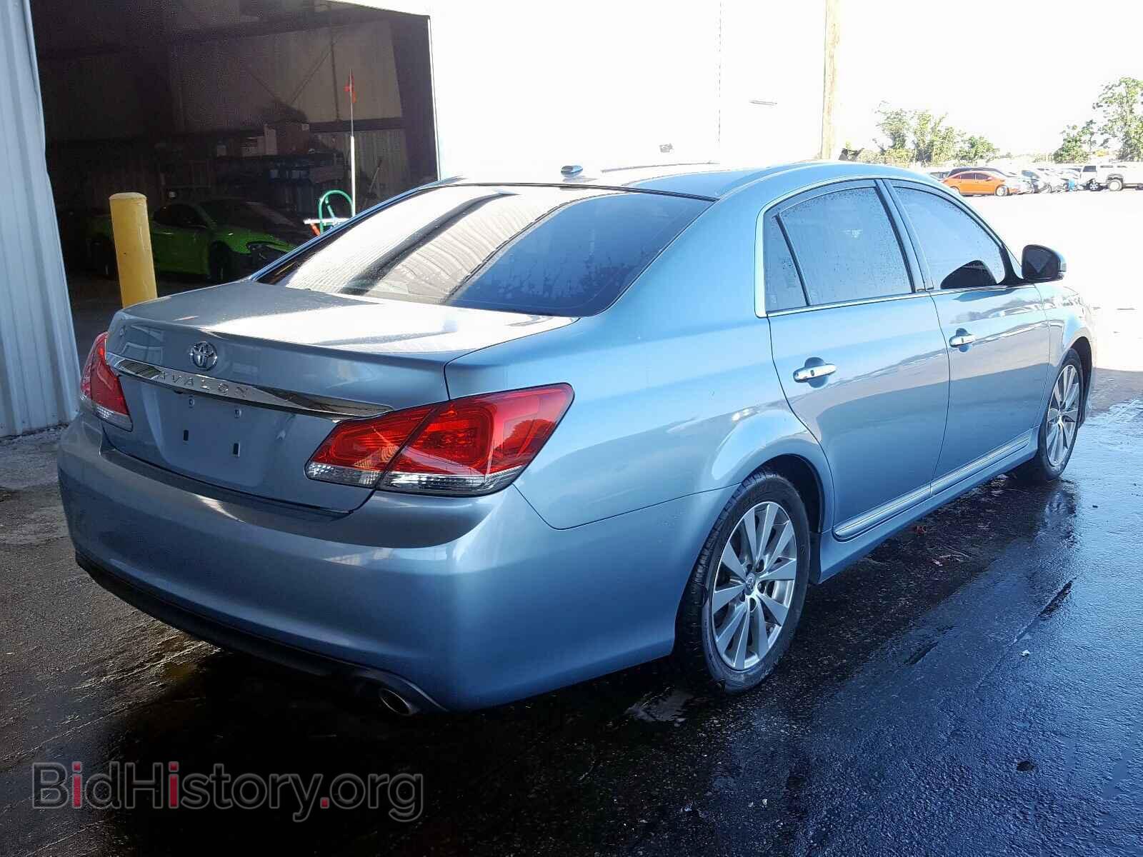 2011 TOYOTA AVALON - VIN: 4T1BK3DB1BU404741 - Фото 4