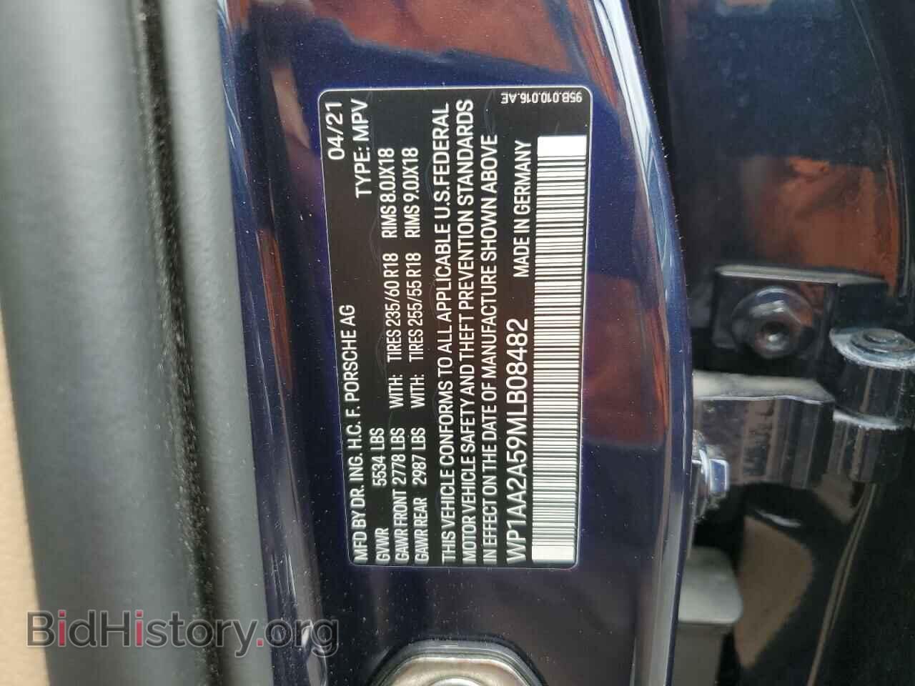 2021 PORSCHE MACAN - VIN: WP1AA2A59MLB08482 - Photo 13