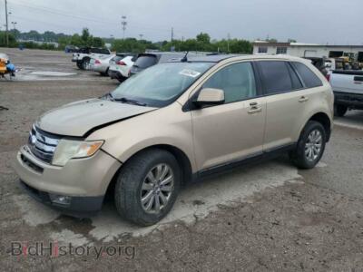 2007 Ford EDGE SEL Plus, tan — VIN 2FMDK49C87BA58605, Copart