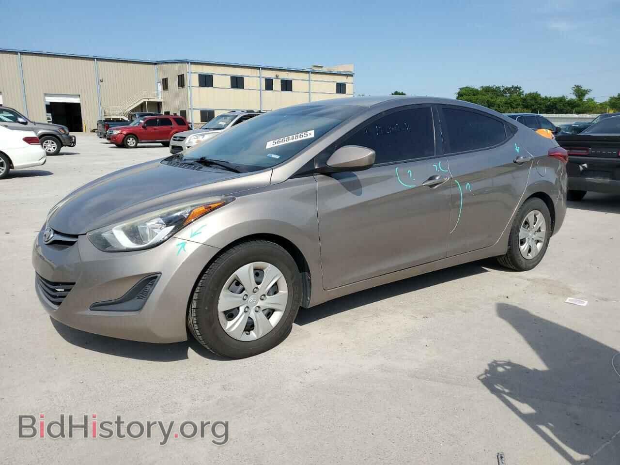 Photo 5NPDH4AE5GH772485 - HYUNDAI ELANTRA 2016