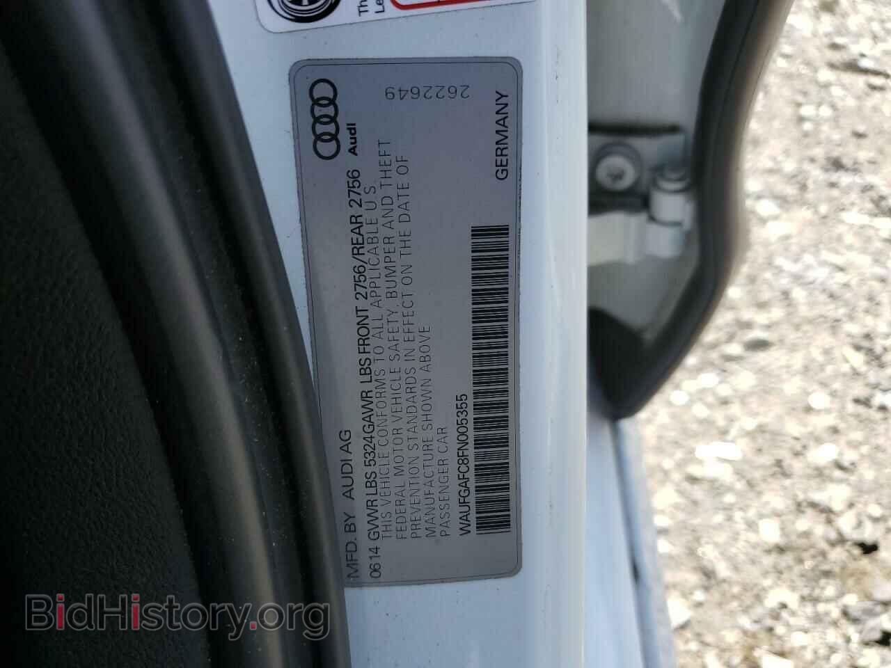 2015 AUDI A6 - VIN: WAUFGAFC8FN005355 - Фото 12