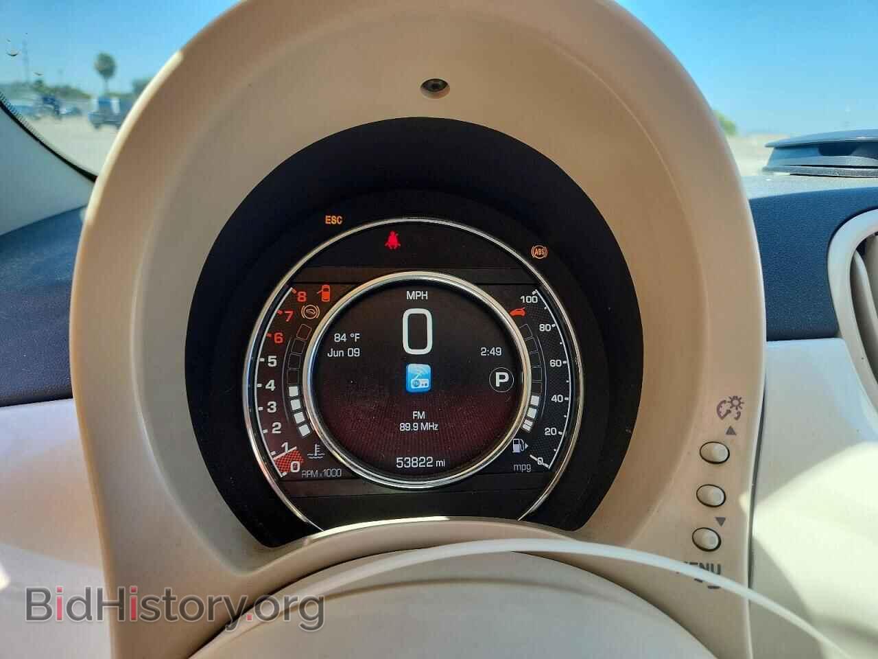 2019 FIAT 500 - VIN: 3C3CFFCH1KT693574 - Фото 9