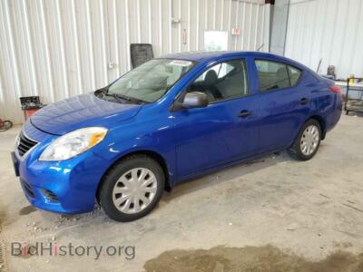 2014 Nissan VERSA S, синий — VIN 3N1CN7AP7EL831401, Copart