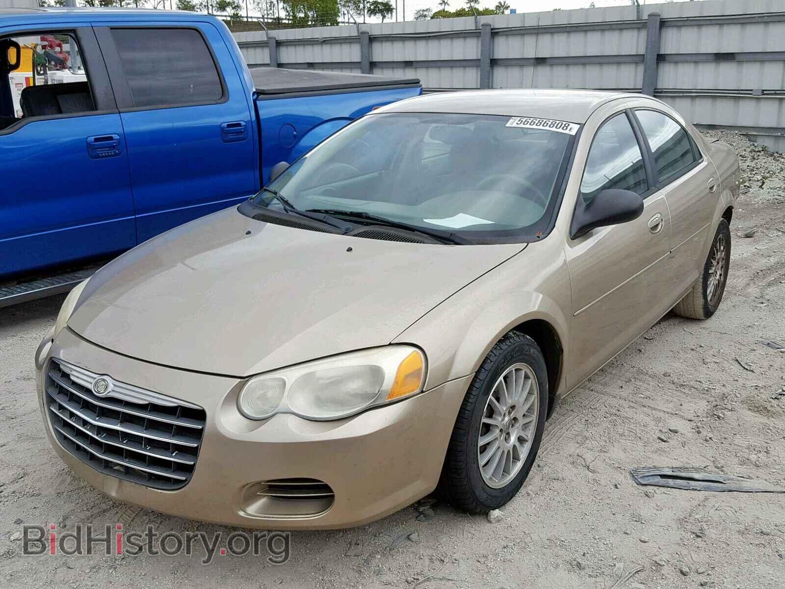 2004 CHRYSLER SEBRING - VIN: 1C3EL56R54N328804 - Фото 2
