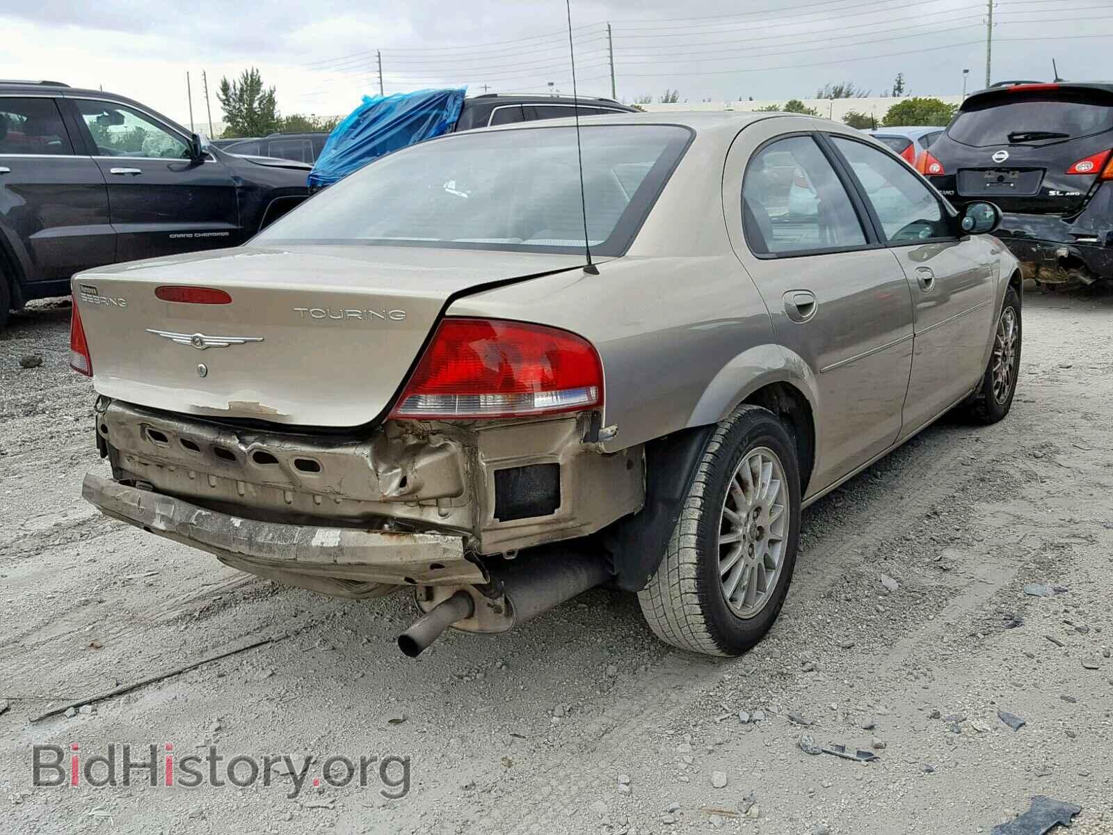 2004 CHRYSLER SEBRING - VIN: 1C3EL56R54N328804 - Фото 4