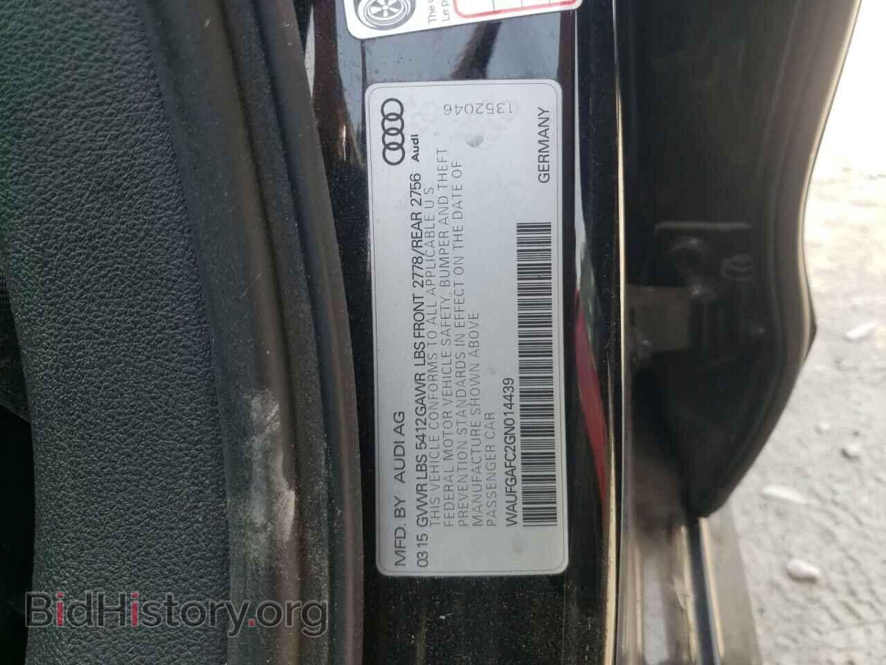 2016 AUDI A6 - VIN: WAUFGAFC2GN014439 - Фото 13