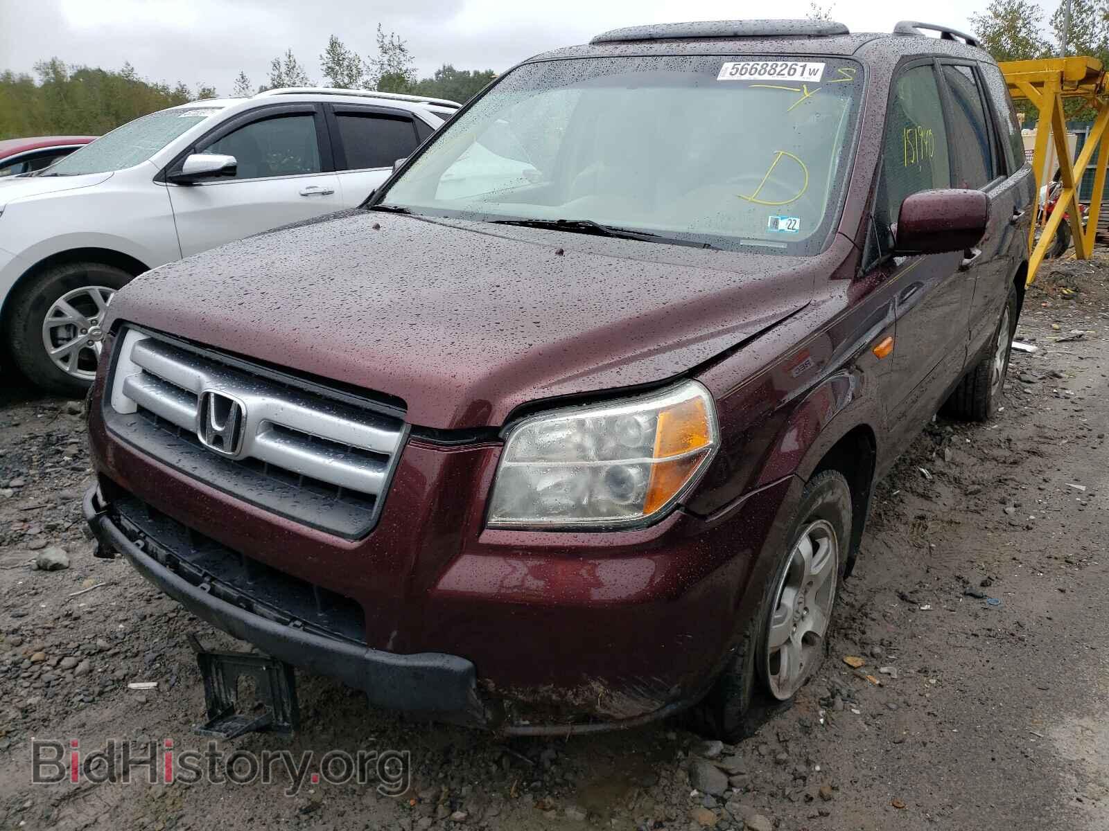 2007 HONDA PILOT - VIN: 2HKYF187X7H539456 - Фото 2