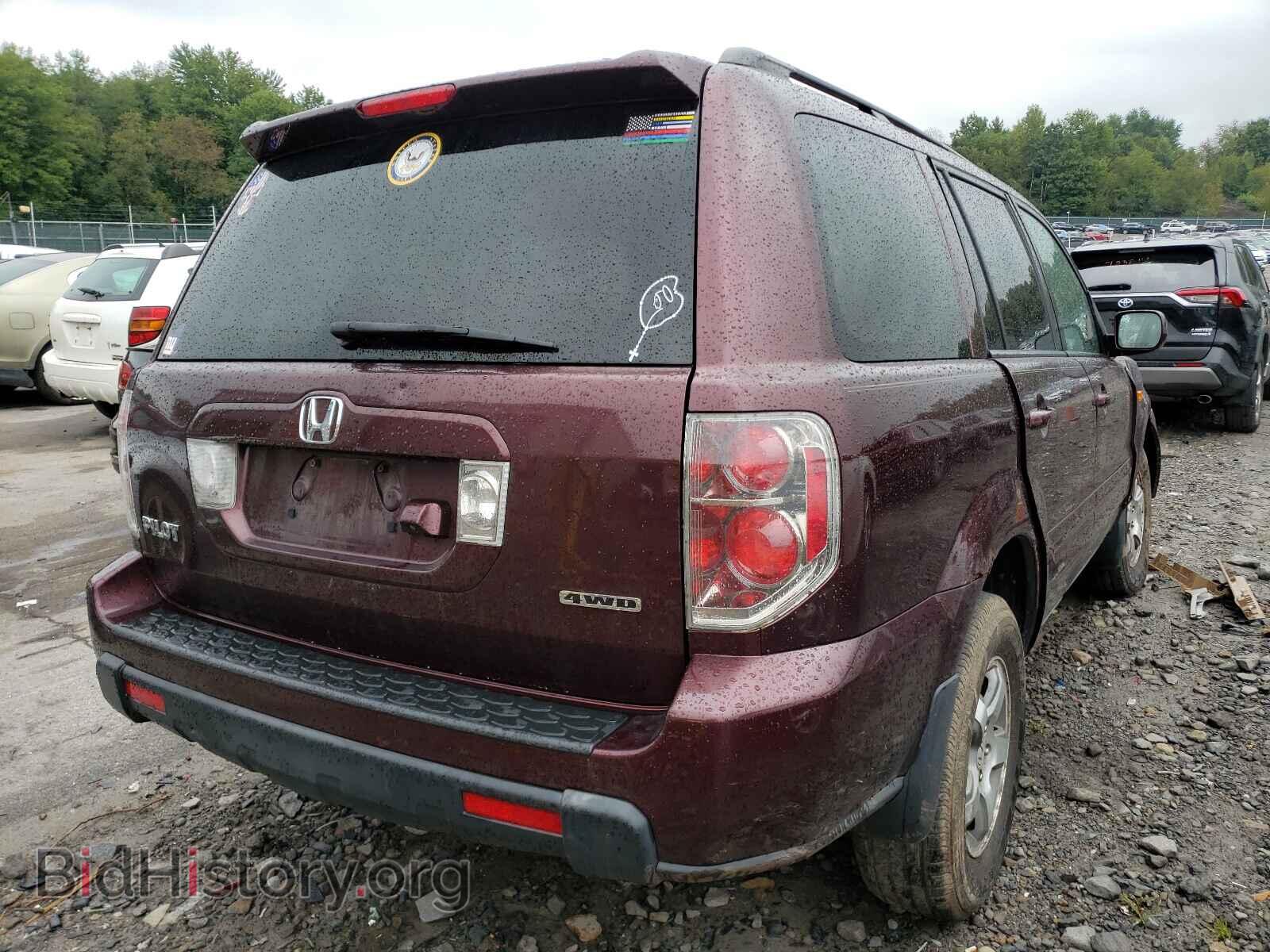 2007 HONDA PILOT - VIN: 2HKYF187X7H539456 - Фото 4