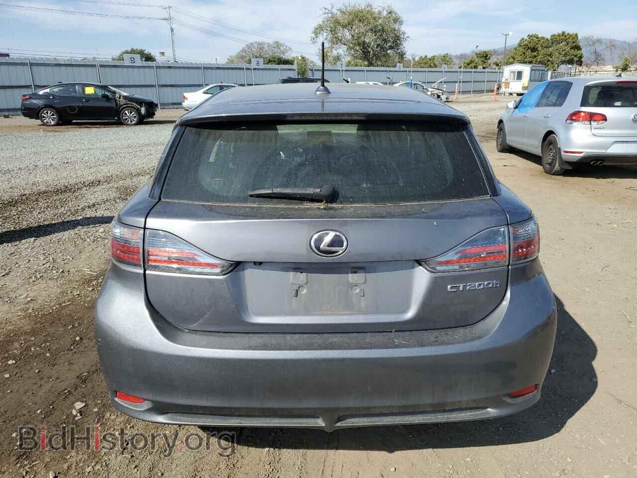 2012 LEXUS CT 200 - VIN: JTHKD5BH4C2069522 - Фото 6