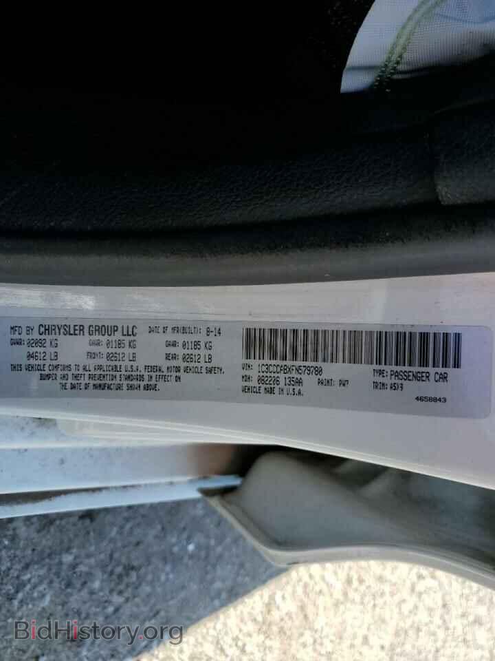 2015 CHRYSLER 200 - VIN: 1C3CCCABXFN579780 - Фото 10