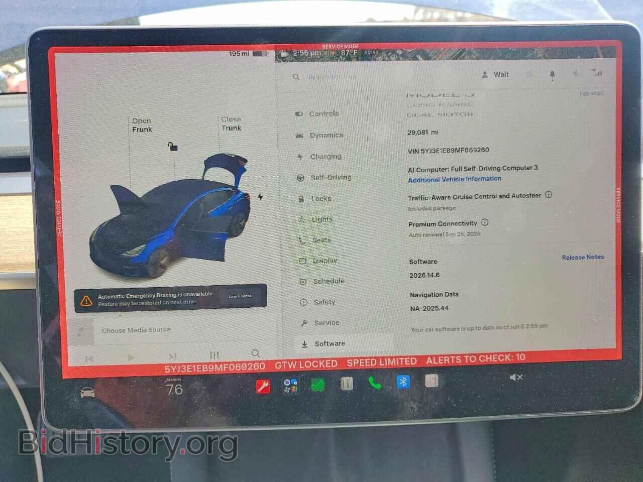 2021 TESLA MODEL 3 - VIN: 5YJ3E1EB9MF069260 - Photo 9