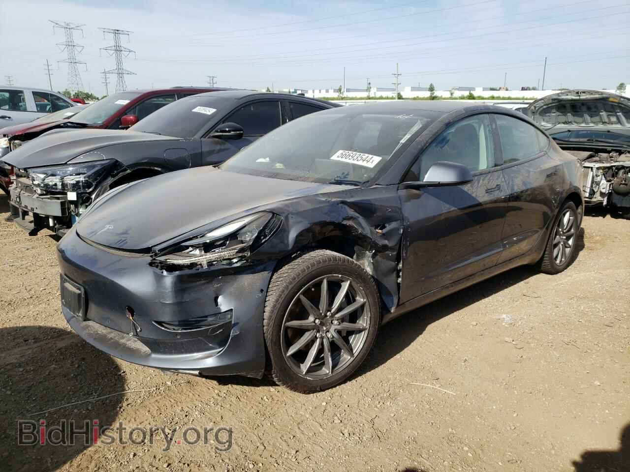 Photo 5YJ3E1EB5NF192782 - TESLA MODEL 3 2022