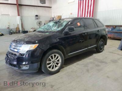 2009 Ford EDGE SEL, черный — VIN 2FMDK38C39BA86150, Copart