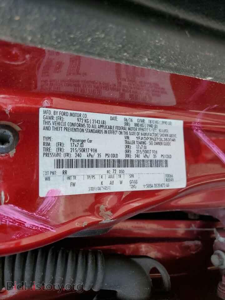 2016 FORD FOCUS - VIN: 1FADP3N27GL363046 - Фото 13