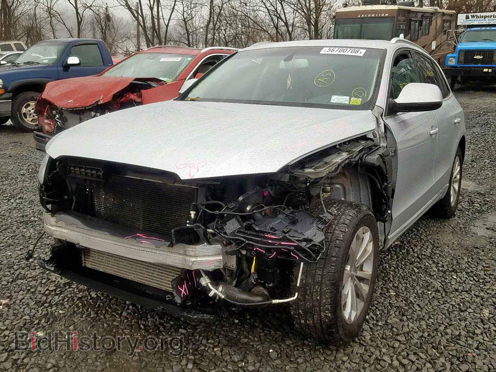2014 AUDI Q5 - VIN: WA1LFAFP7EA036060 - Фото 2