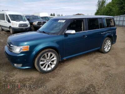 2011 Ford FLEX Limited, бирюзовый — VIN 2FMHK6DT3BBD03789, Copart