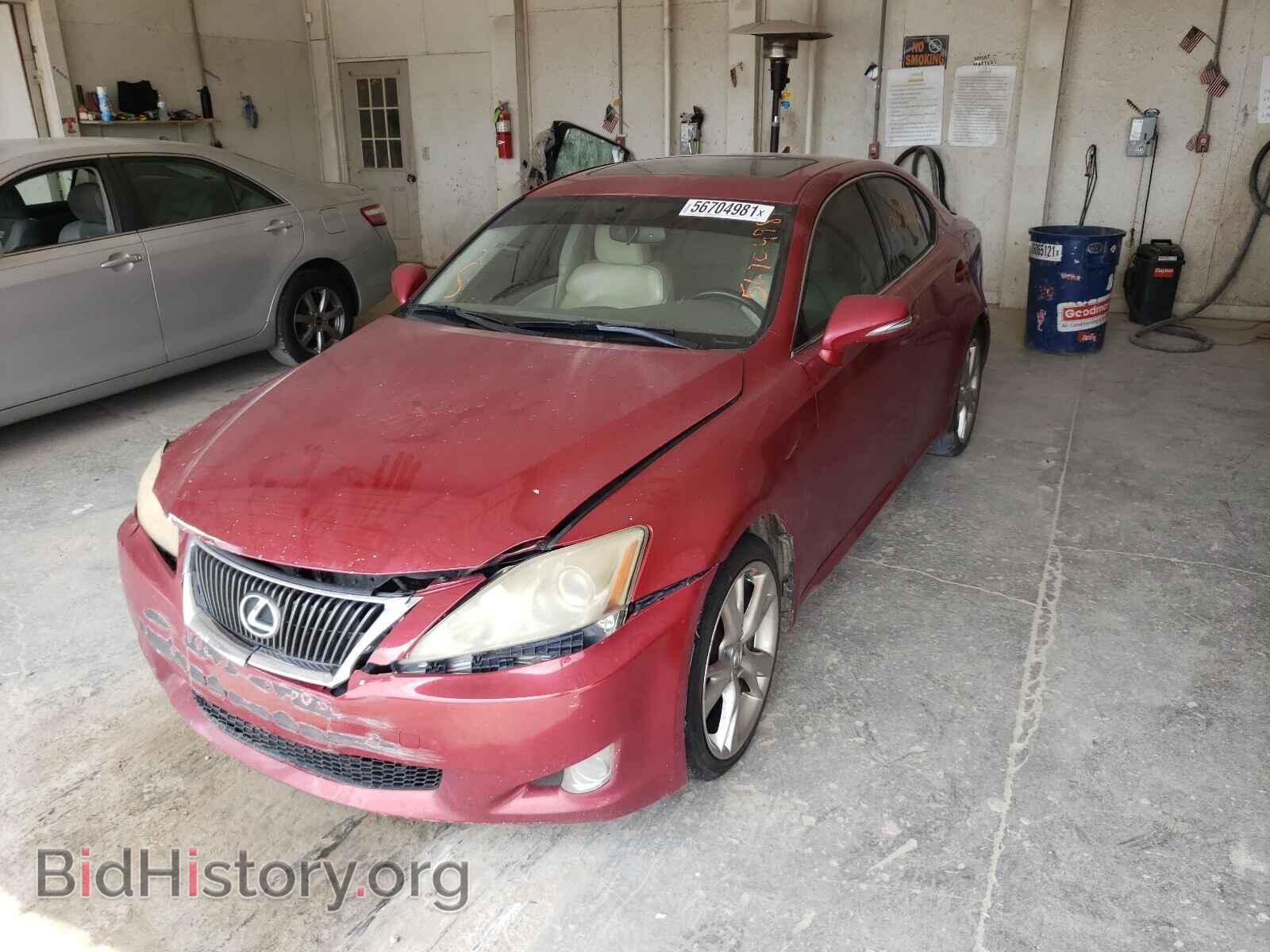 2010 LEXUS IS - VIN: JTHBF5C29A5114860 - Фото 2