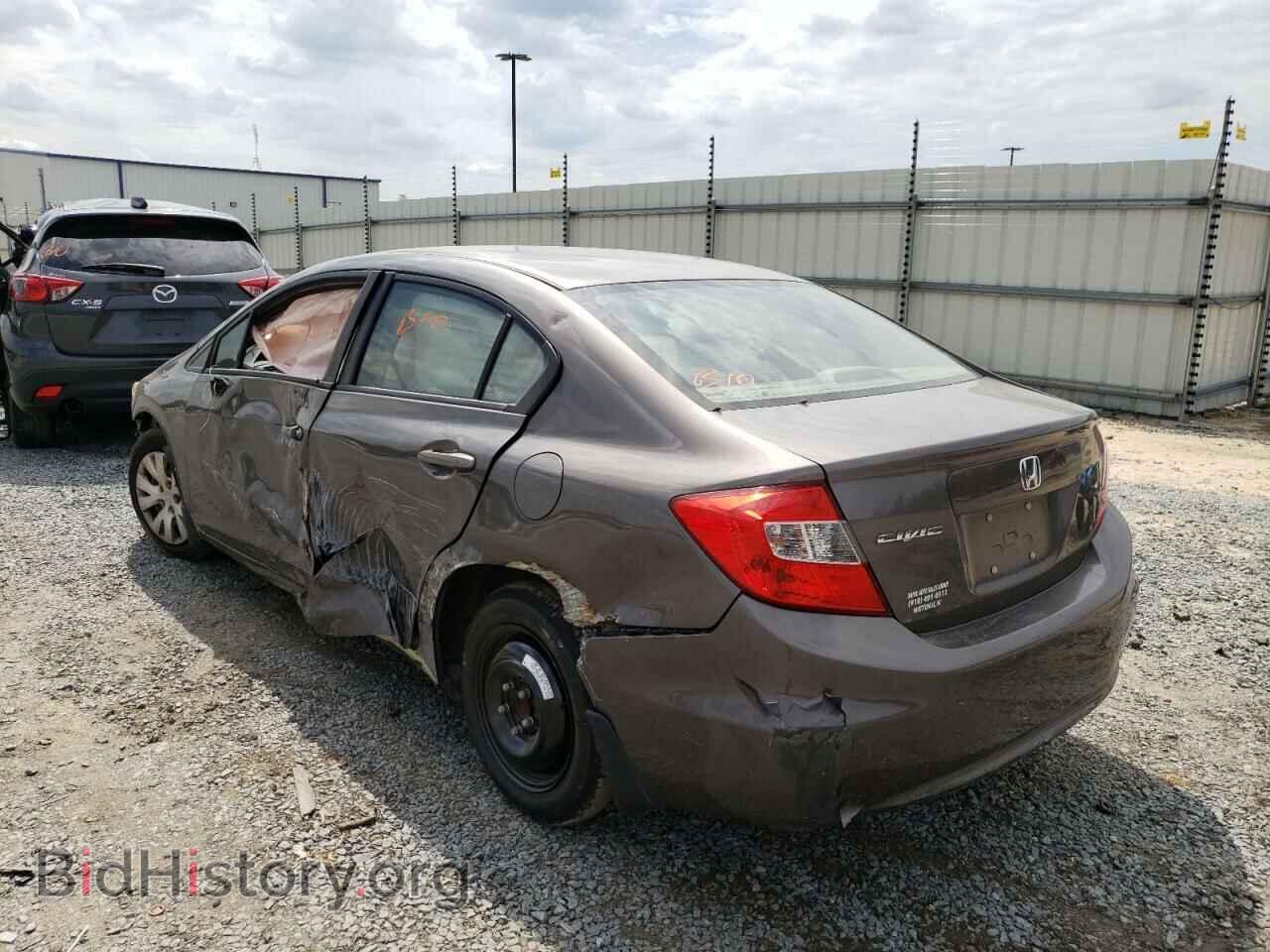 2012 HONDA CIVIC - VIN: 19XFB2F53CE110166 - Фото 3