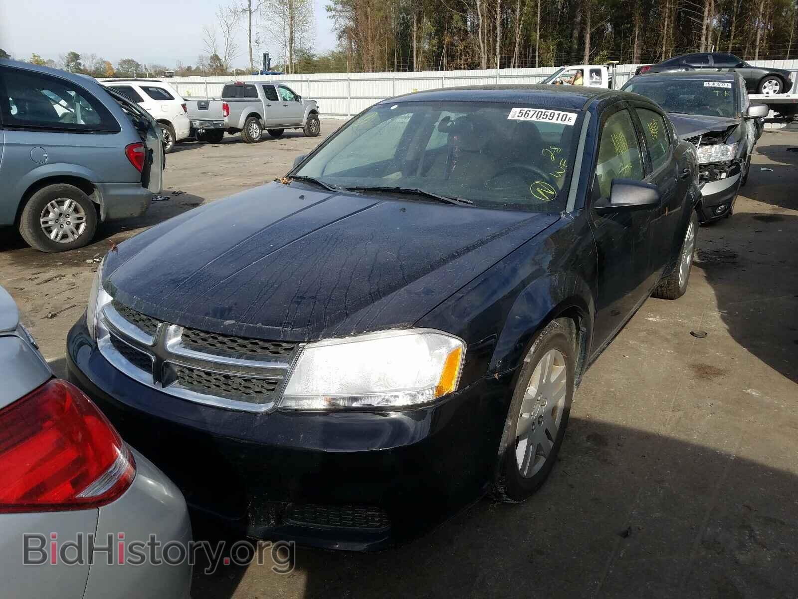 2013 DODGE AVENGER - VIN: 1C3CDZAG7DN766743 - Фото 2