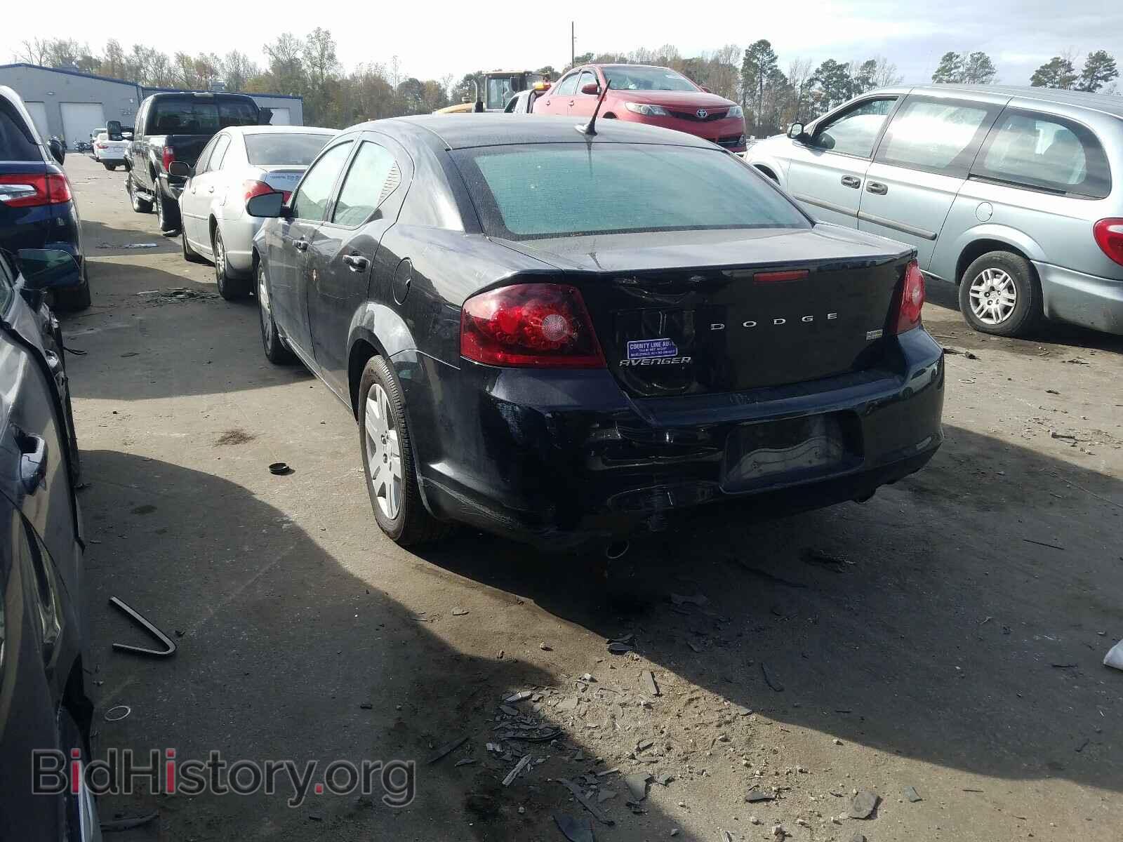 2013 DODGE AVENGER - VIN: 1C3CDZAG7DN766743 - Фото 3