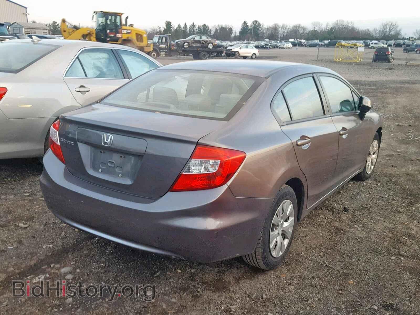 2012 HONDA CIVIC LX - VIN: 19XFB2F57CE390450 - Фото 4