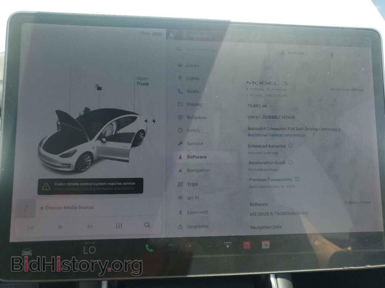 2020 TESLA MODEL 3 - VIN: 5YJ3E1EB5LF747405 - Фото 9