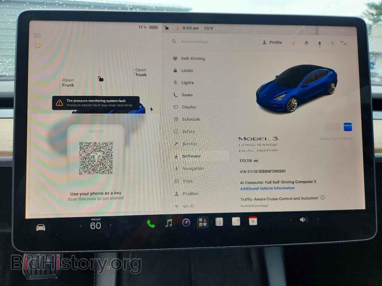 2022 TESLA MODEL 3 - VIN: 5YJ3E1EB8NF290561 - Фото 9